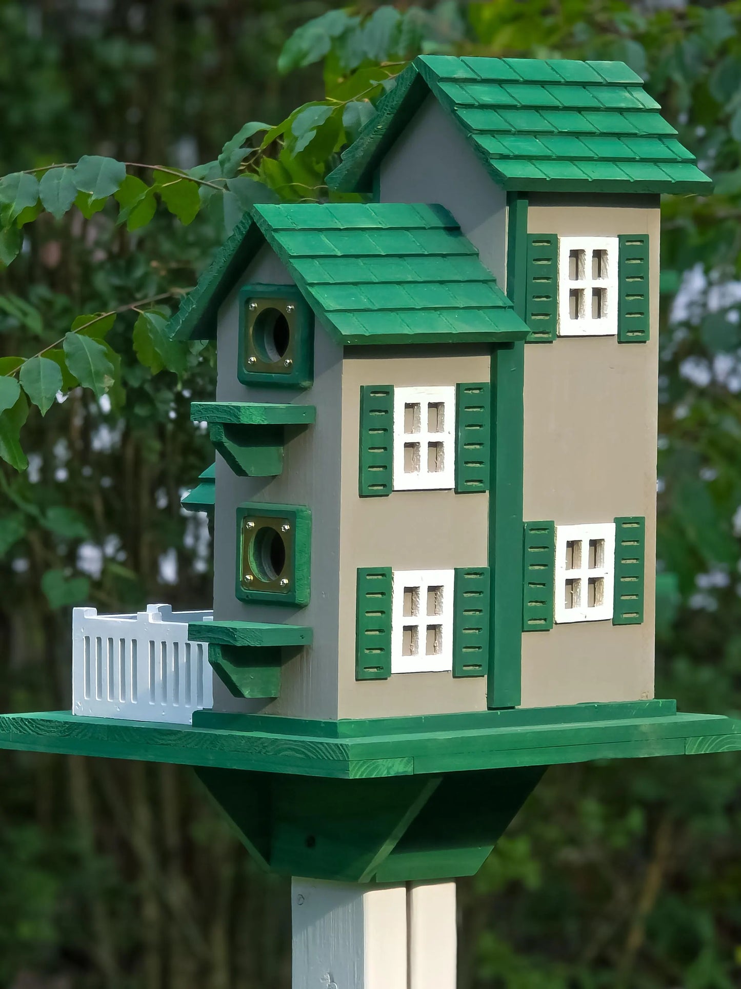 20" Custom Two Story Birdhouse ~ Custom ~ Handmade ~ Functional ~ Outdoor Garden Decor ~ Farmhouse ~ Gifts for Mom and Dad ~ Home Decor